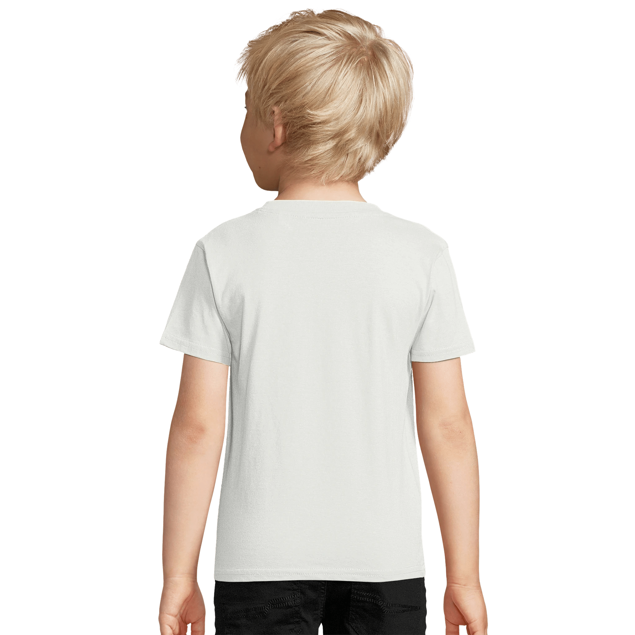T-shirt enfant bio ajusté "Souvenirs sur le sable" - Julie COLLEONI