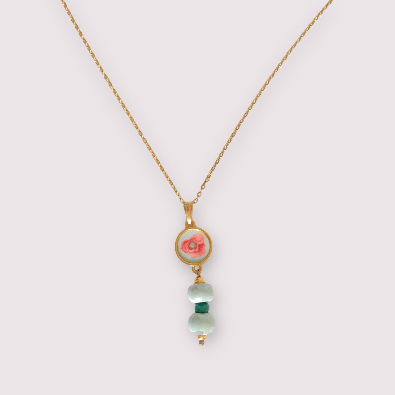 Collier ajustable 42-47cm doré à l&