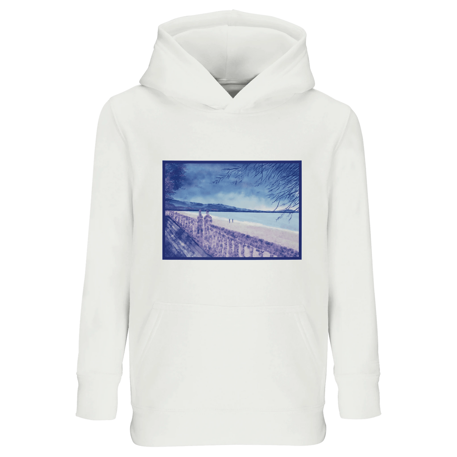 Hoodie enfant &quot;Souvenirs sur le sable&quot; - Julie COLLEONI