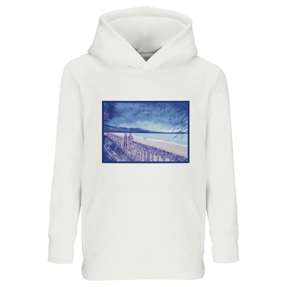 Hoodie enfant &quot;Souvenirs sur le sable&quot; - Julie COLLEONI