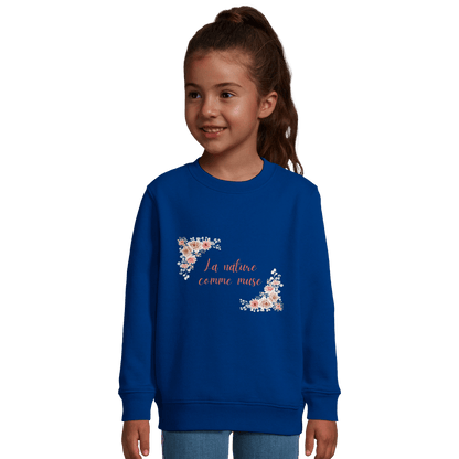 Sweat-shirt enfant La nature comme muse - Julie COLLEONI