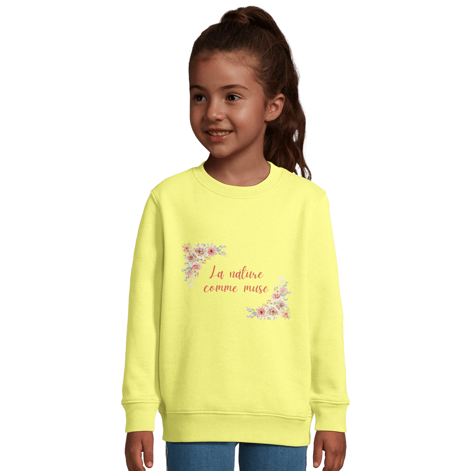 Sweat-shirt enfant La nature comme muse - Julie COLLEONI