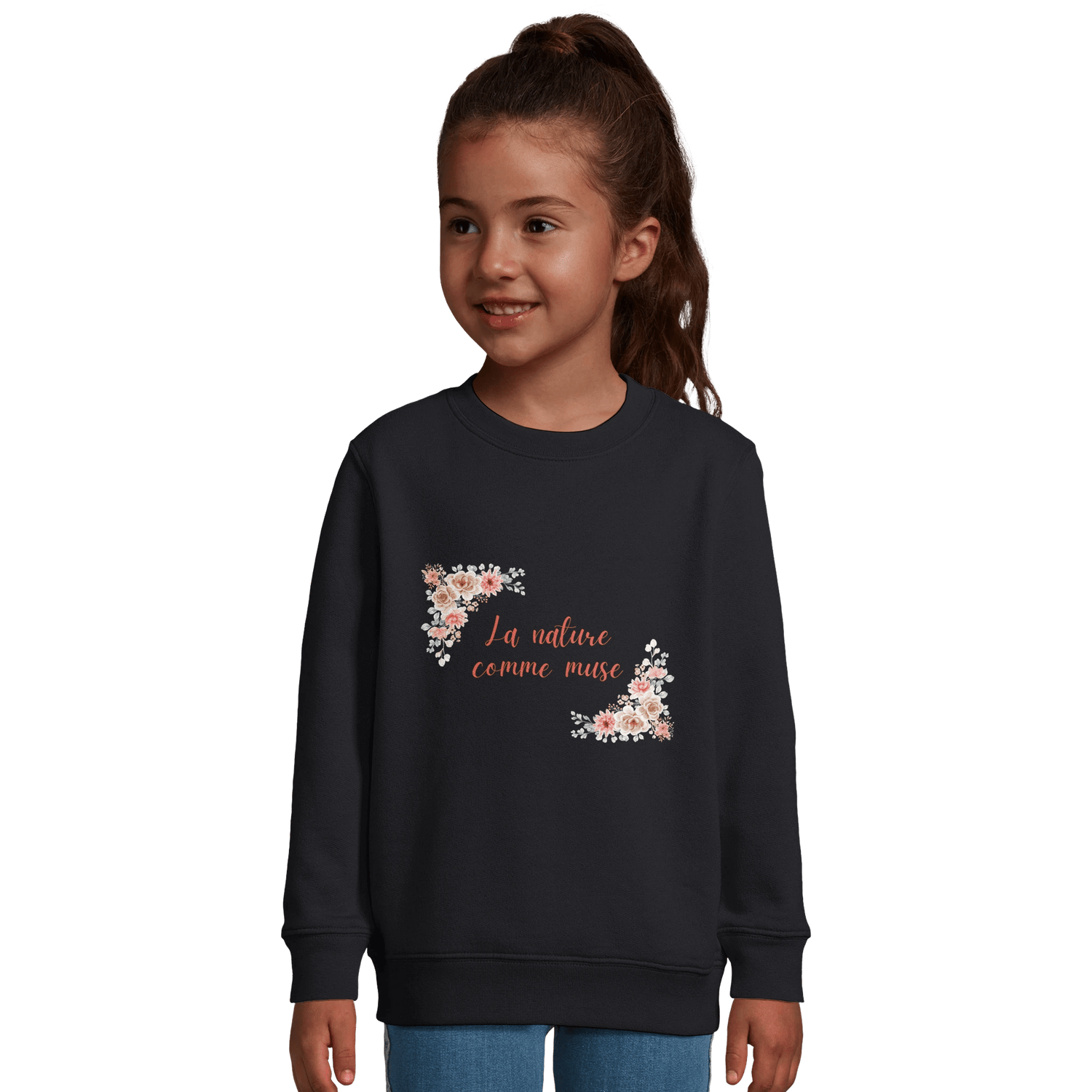 Sweat-shirt enfant La nature comme muse - Julie COLLEONI