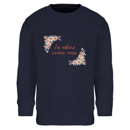 Sweat-shirt enfant La nature comme muse - Julie COLLEONI