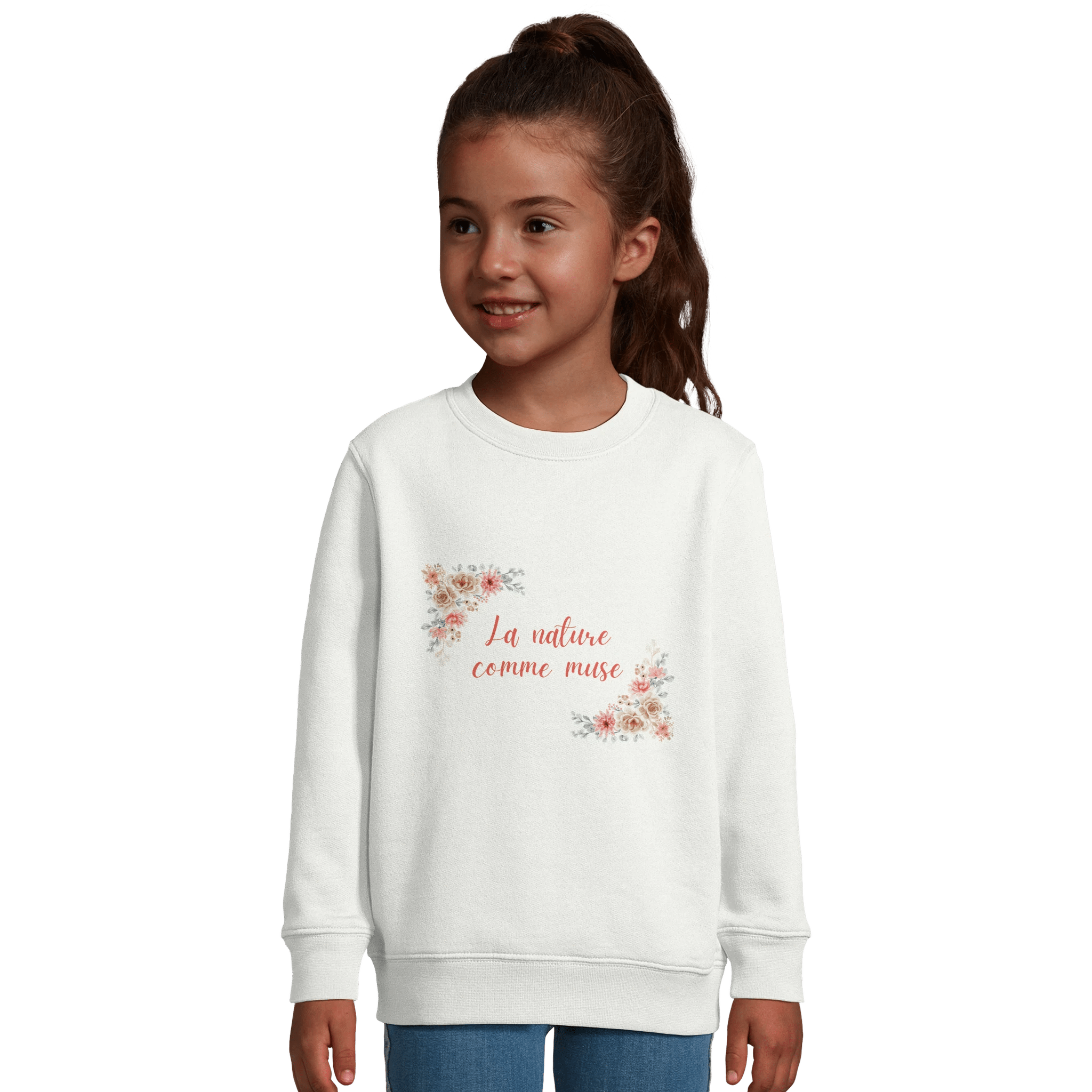 Sweat-shirt enfant La nature comme muse - Julie COLLEONI