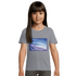 T-shirt enfant bio ajusté "Souvenirs sur le sable" - Julie COLLEONI