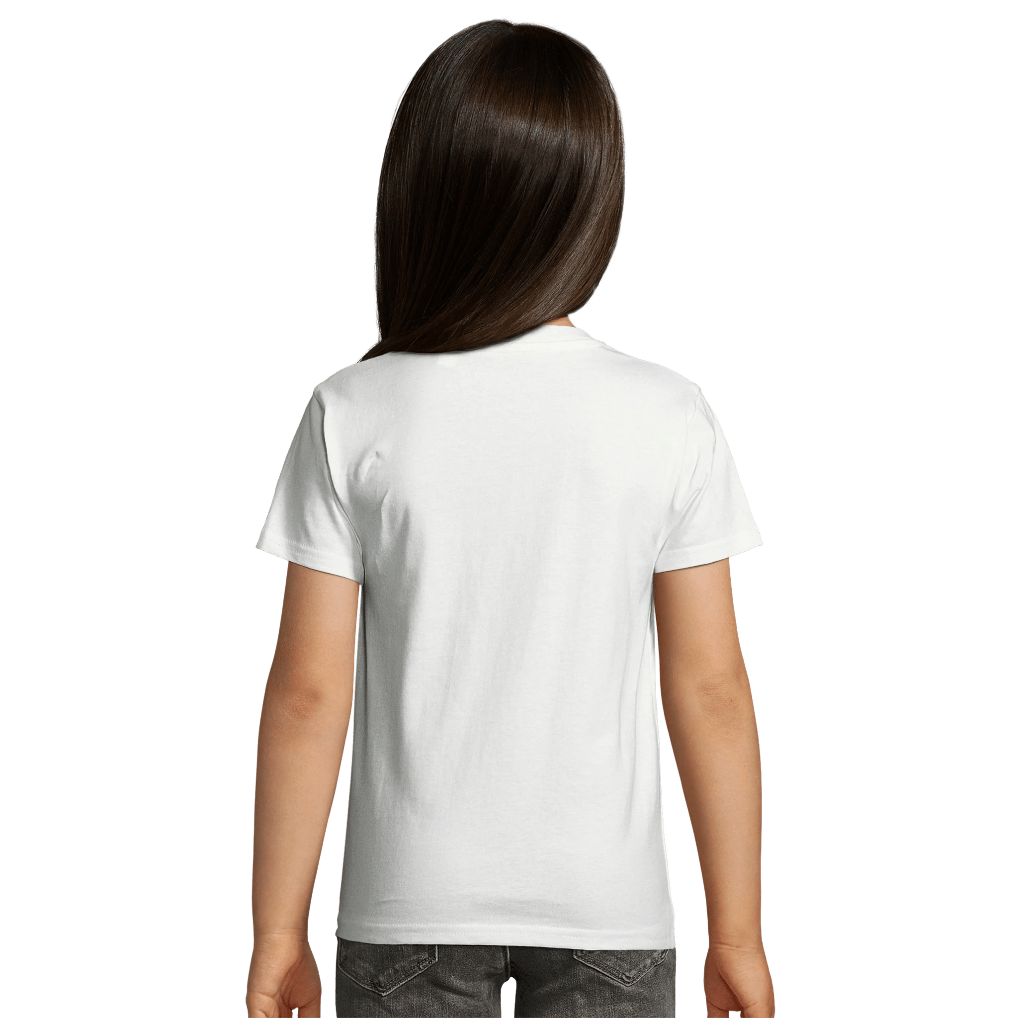 T-shirt enfant bio ajusté &quot;Souvenirs sur le sable&quot; - Julie COLLEONI