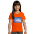 T-shirt enfant bio ajusté "Souvenirs sur le sable" - Julie COLLEONI