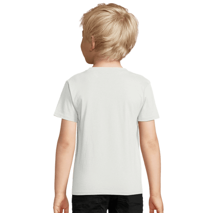 T-shirt enfant bio ajusté &quot;Souvenirs sur le sable&quot; - Julie COLLEONI