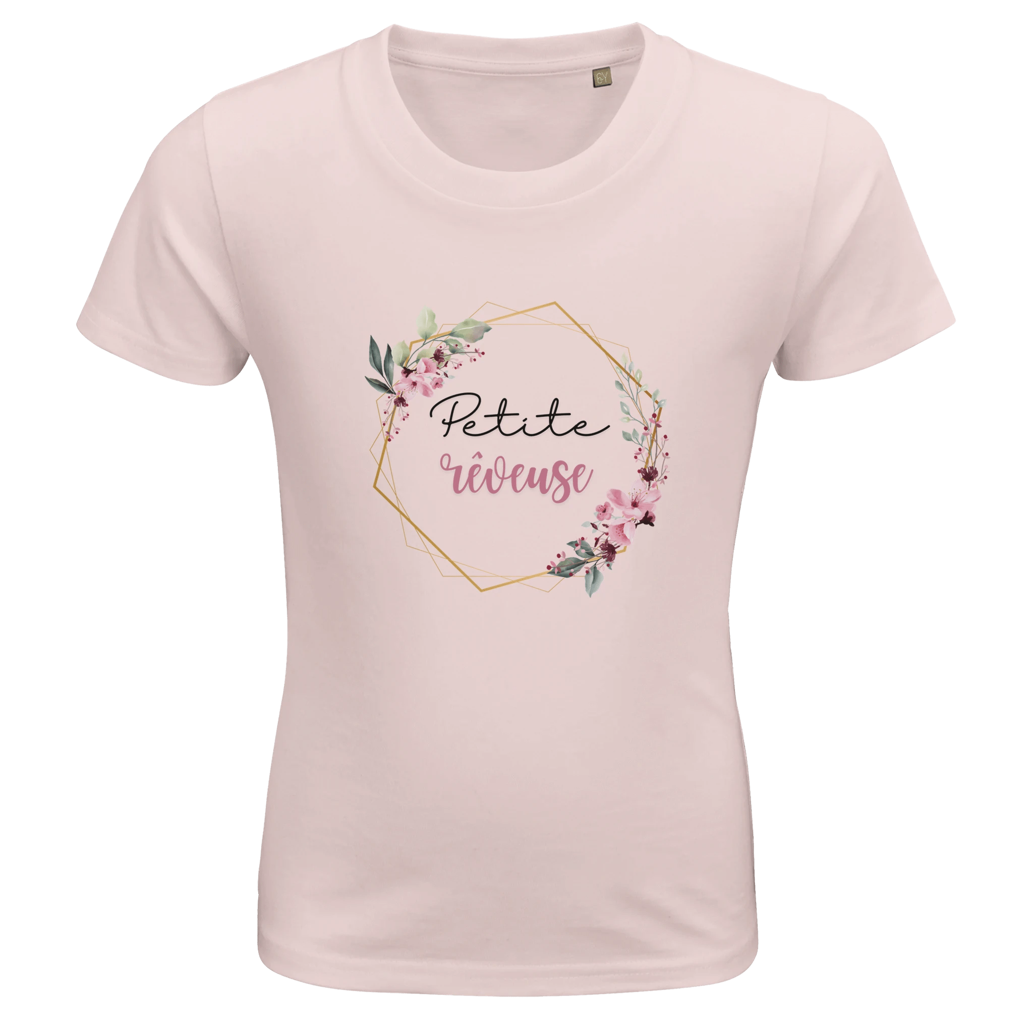 T-shirt enfant en coton bio ajusté Petite rêveuse - Julie COLLEONI