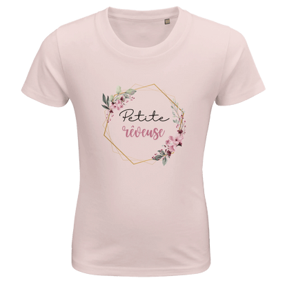 T-shirt enfant en coton bio ajusté Petite rêveuse - Julie COLLEONI